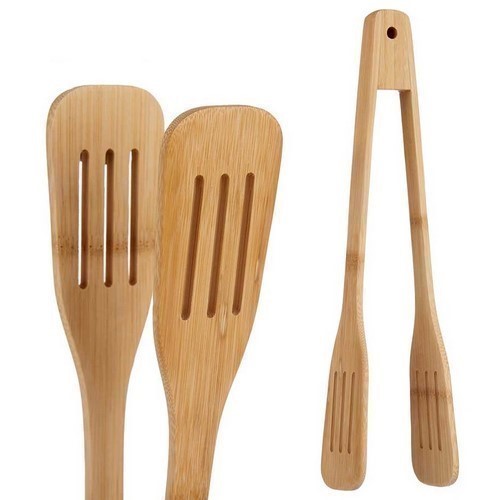 PINZA COCINA KINVARA BAMBU 30CMS ESPATULAS